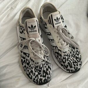 Leopard adidas sneakers